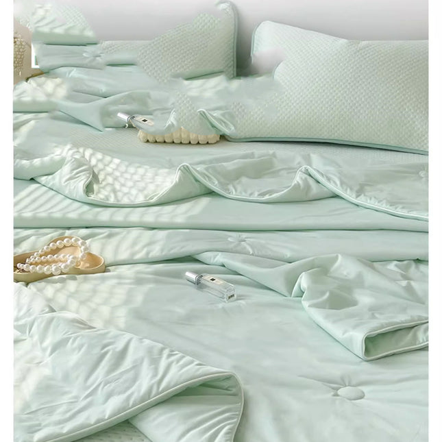 Peekaboo Studio Summer Cool Quilt Set - 4-Piece, Breathable Fabric