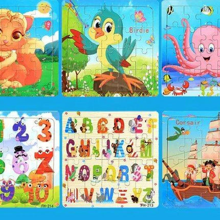 Montessori Interactive 3D Wooden Puzzle - Engaging Learning Toy for Young Adventurers