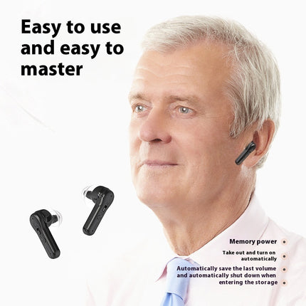 TWS Invisible Hearing Aid — 12hr, Type-C, Pair | Très Elite