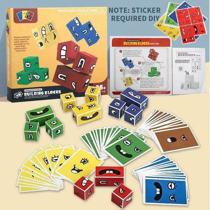 Emoticon Adventure Eco-Friendly Puzzle Set: Fun Learning Tool for Kids