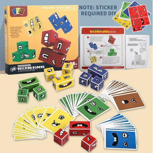 Emoticon Adventure Eco-Friendly Puzzle Set: Fun Learning Tool for Kids