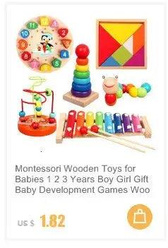 Montessori 3D Wooden Puzzle Set - Interactive Learning Companion for Curious Minds