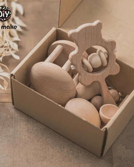 Adorable Baby Gift Set: Cotton Bath Towel, Crochet Rattle, and Accessories for Kids