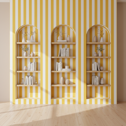 Peekaboo Studio Self-Adhesive Vertical Stripe Wallpaper - Removable &