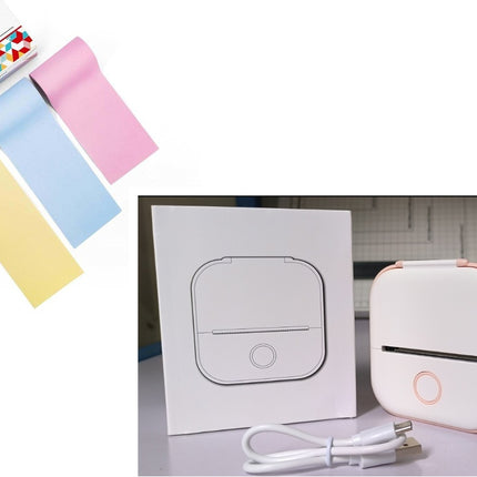 Portable Mini Thermal Label Printer Home Photo Printer Student Wrong Q