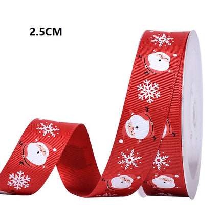 Peekaboo Studio Polyester Christmas Scene Decoration Ribbon - Durable