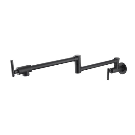 Pot Filler Faucet Wall Mount Matte Black