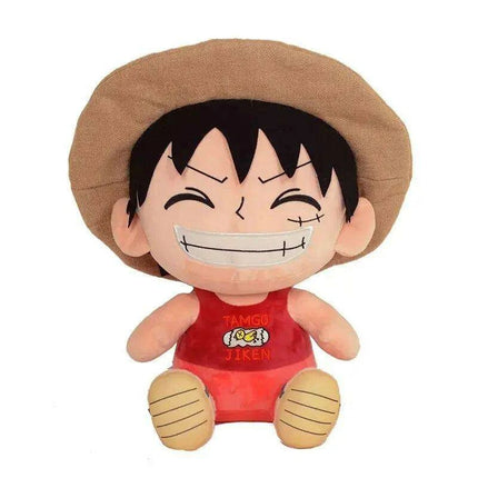 Charming Anime Plush Doll Set - Luffy, Chopper, Ace & Law - 25CM Collectible Figures for Kids and Loved Ones
