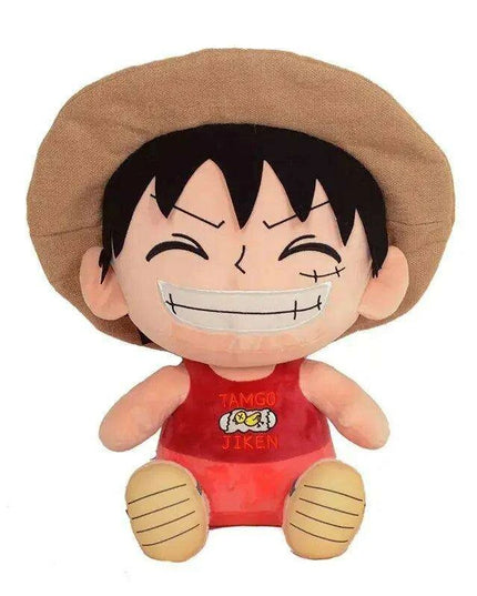Charming Anime Plush Doll Set - Luffy, Chopper, Ace & Law - 25CM Collectible Figures for Kids and Loved Ones