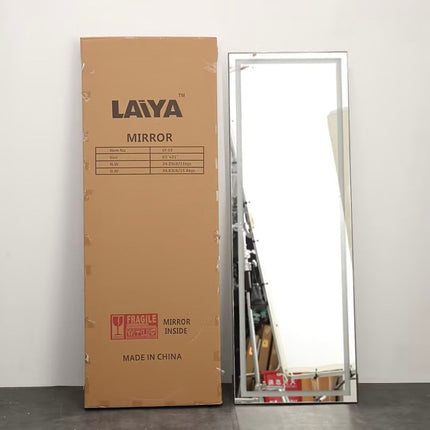 Room and Decor LED Full Length Mirror with Lights - Tall & Modern Desi