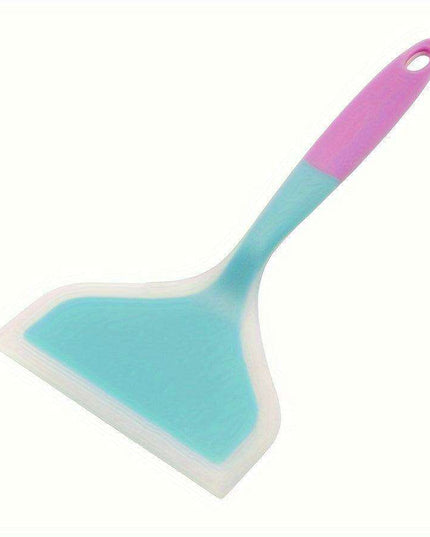 Chic Dual-Tone Silicone Turner - Non-Stick Kitchen Essential for Effortless Cooking and Baking