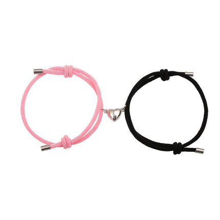Peekaboo Studio Simple Nylon Love Magnetic Bracelet - Adjustable & Dur