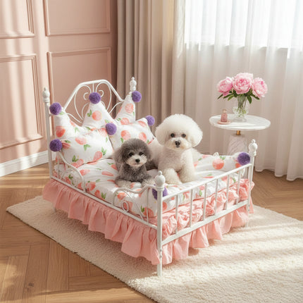 Hanging Swing Cradle Pet Bed — Iron Frame, M & L