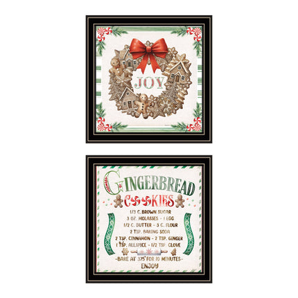 Nicole Decamp 2-Piece Gingerbread Wreath Wall Art Set - Multicolor Pri