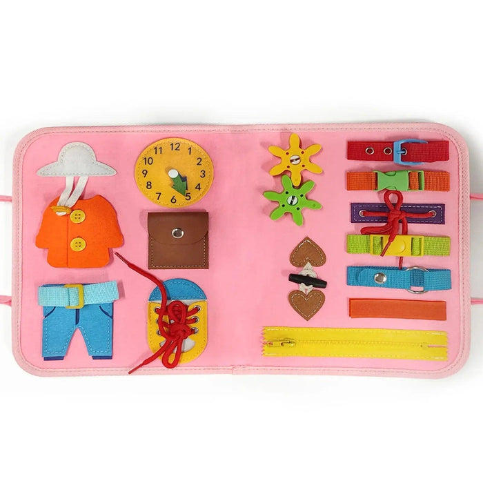 몬테소리 교구 장난감 바쁜 보드 - 유아를 위한 교육 장난감