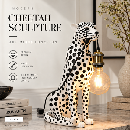 Modern Cheetah Sculpture — Decorative Animal Figurine for Home & Living Figurines modern-creativity-cheetah-sculpture-room-decoration-animal-figurine-model-living-room-table-home-decor-and-accessories-ornaments Home & Garden > Home Décor > Sculptures & Figurines