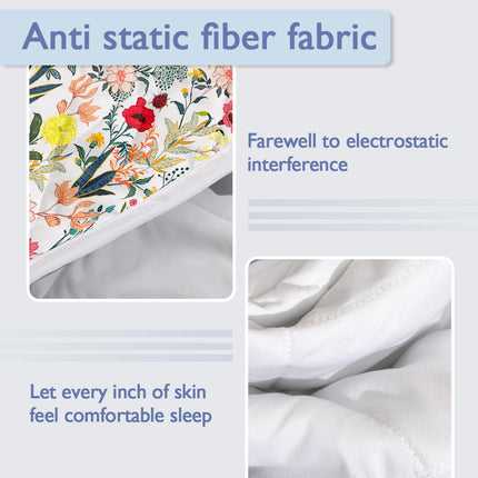 Peekaboo Studio Floral Quilt Set - 3 Pieces, Lightweight, All Season