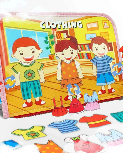 Wonderland Montessori Parish Toys Interactive Cloth Storybook - Inspiring Educational Adventure