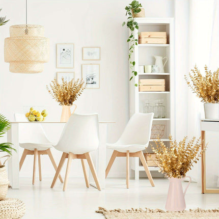 Elegant Golden Eucalyptus Stem Bundle - 15 Pieces for Festive Home Decor