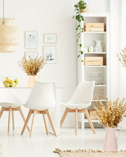 Elegant Golden Eucalyptus Stem Bundle - 15 Pieces for Festive Home Decor