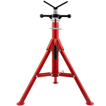 VEVOR Adjustable Height Pipe Stand, 2500 lb Capacity, Portable Design