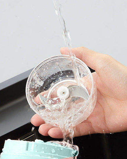 Compact Electric Garlic Chopper with Quick-Slice Technology and Adjustable Capacity