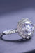 Floral Cluster Moissanite Ring - Luxurious Jewelry Piece with 1.5 Carat Weight