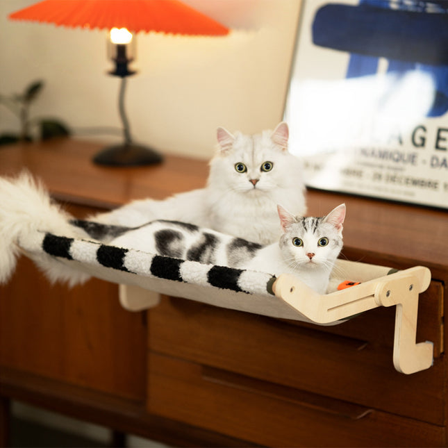 Peekaboo Studio Cat Hanging Bed - Space-Saving Climbing Frame & Cozy R