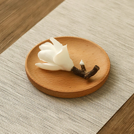 Peekaboo Studio Magnolia Incense Sticks - Handmade Ceramic Flower Desi