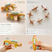 Educational Wooden Train Set for Babies - Montessori-Inspired Learning Toy with Trolley and Number Blocks