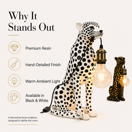Modern Cheetah Sculpture — Decorative Animal Figurine for Home & Living Figurines modern-creativity-cheetah-sculpture-room-decoration-animal-figurine-model-living-room-table-home-decor-and-accessories-ornaments Home & Garden > Home Décor > Sculptures & Figurines