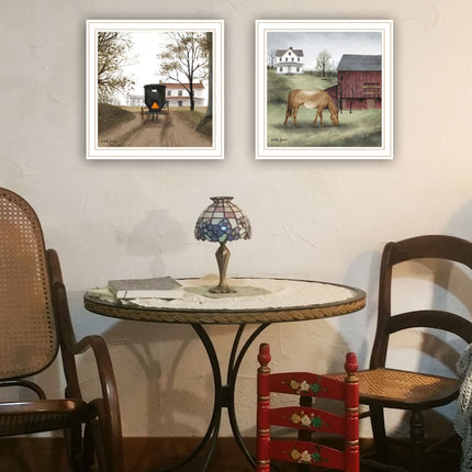 Billy Jacobs 2-Piece Vignette 'Heading Home' Framed Wall Art Set