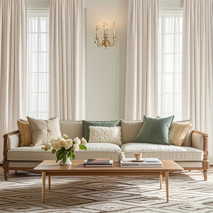 Luxury Wrinkle FREE Faux Suede Curtain