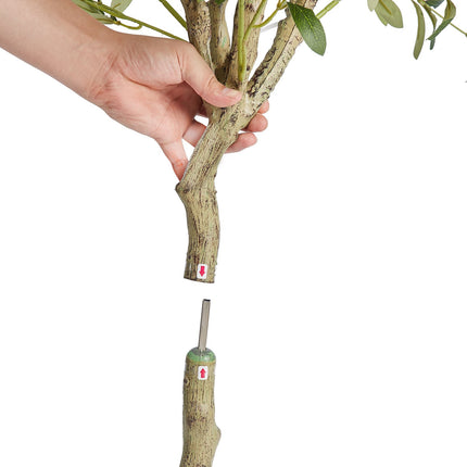 Peekaboo Studio 5 FT Artificial Olive Tree - Lifelike & Low-Maintenanc