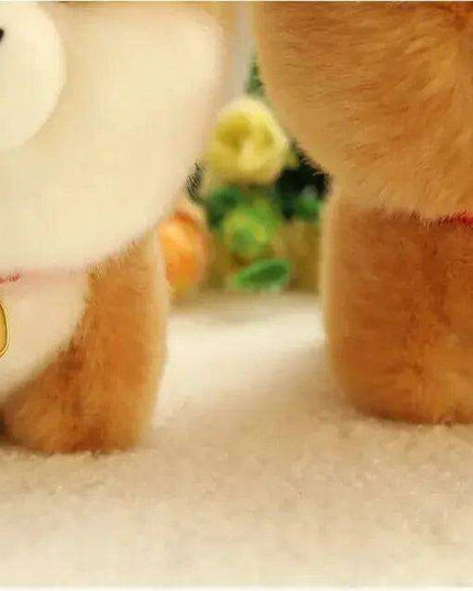 Charming Kawaii Chow-Pom-Corgi Mix Plush Pet Doll