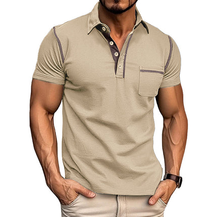 Peekaboo Studio Men's Quick Dry Polo Shirt - Breathable Cotton Blend