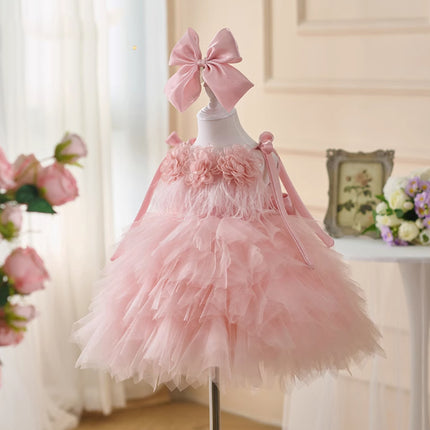 Peekaboo Studio One Year Old Flower Girl Dress - Elegant & Floral Desi