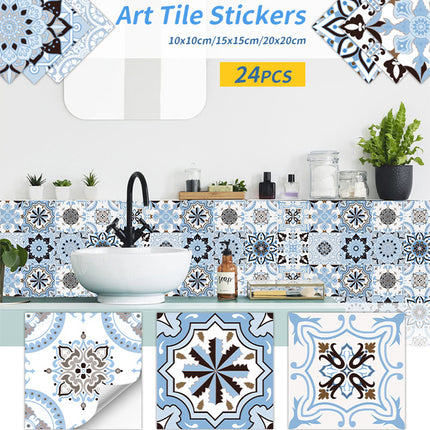Peekaboo Studio 3D Self-Adhesive Art Tile Wall Sticker - Waterproof &