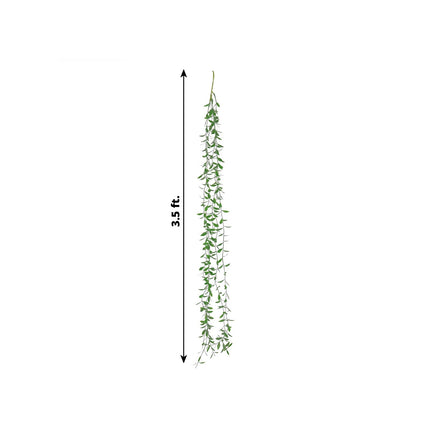 AliKopy 10 Pack Artificial Weeping Willow Vines - 3.5ft Greenery Garla