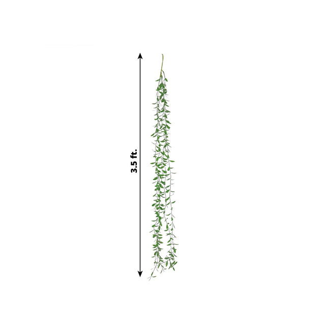 AliKopy 10 Pack Artificial Weeping Willow Vines - 3.5ft Greenery Garla