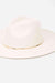 Chic Herringbone Chain Fedora with a Touch of Glam