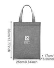 Gray L Lunch Bag
