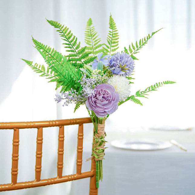 AliKopy 19" Green Artificial Boston Fern - Lifelike Indoor Faux Plant