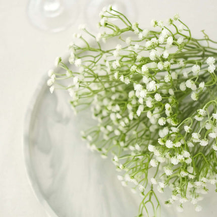 AliKopy 14" Real Touch Artificial Baby's Breath Flower Arrangements -