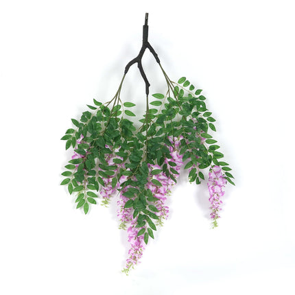 AliKopy 55" Lavender Lilac Wisteria Vine Canopy - Interchangeable Bran