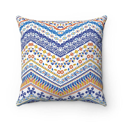 Tribal Print Reversible Throw Pillow Set with Cushion Insert