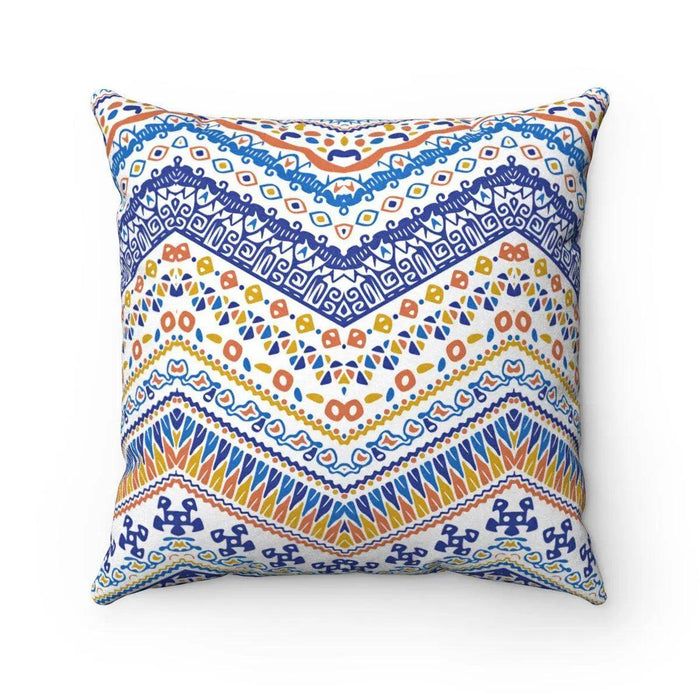 Tribal Print Decorative Pillow Set with Reversible Cover and Cushion Insert