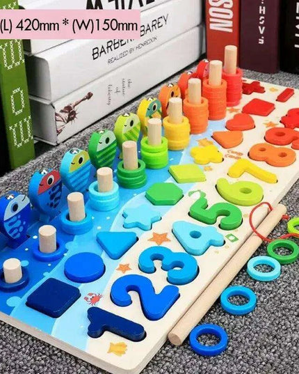 Montessori Math Fishing Puzzle Game - Engaging Educational Toy Set for Early Learners - Boost Skills & Inspire Imagination