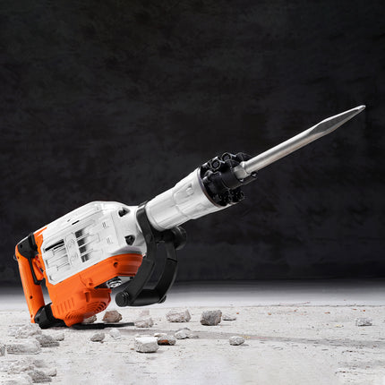 VEVOR 3500W Demolition Jack Hammer with 2 Chisel Bits & Heavy Duty Pow