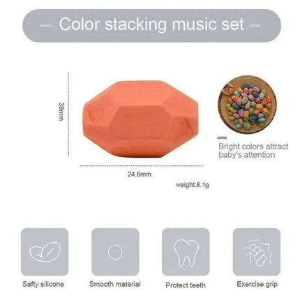 Colorful Wooden Building Blocks Kit for Creative Learning and Logical Development